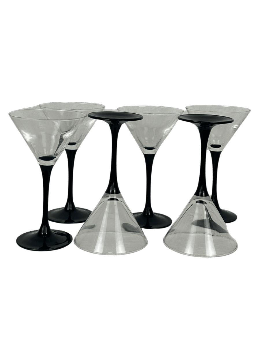 Set of 10 Martini Glasses Luminarc