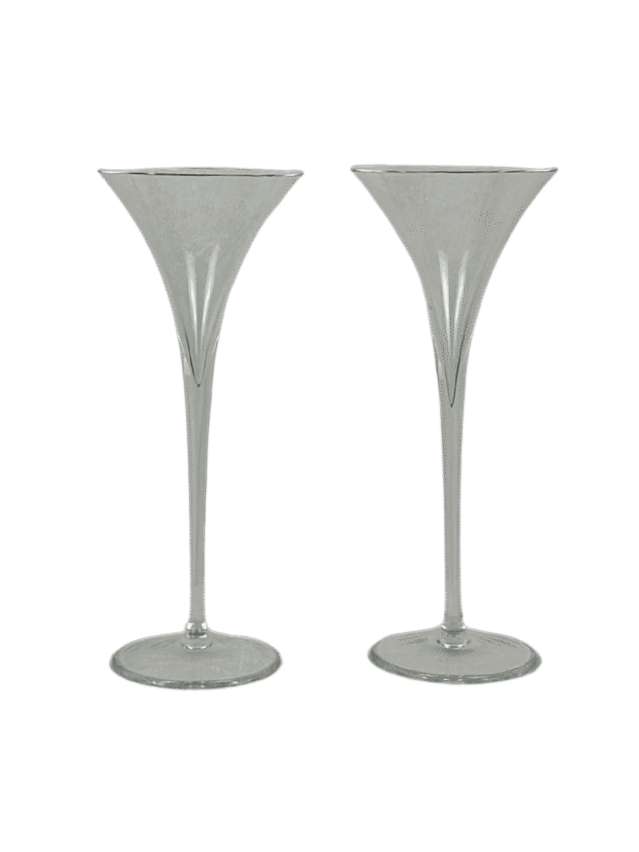 Set of 2 Vintage Champagne Glasses