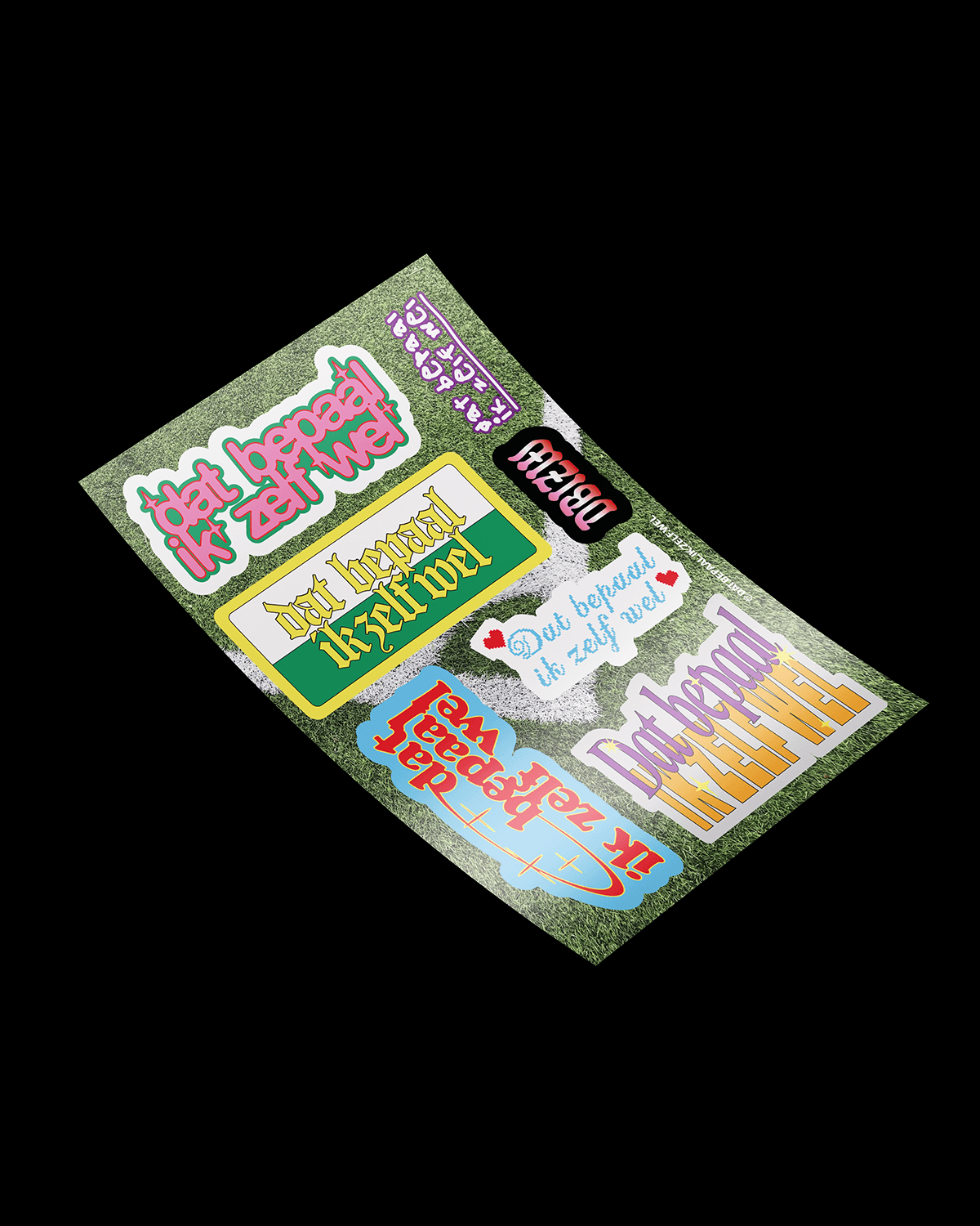 Sticker sheet Dat bepaal ik zelf wel