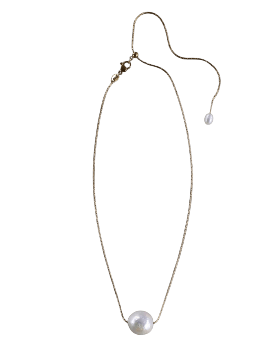Nia Freshwater Baroque Pearl Necklace