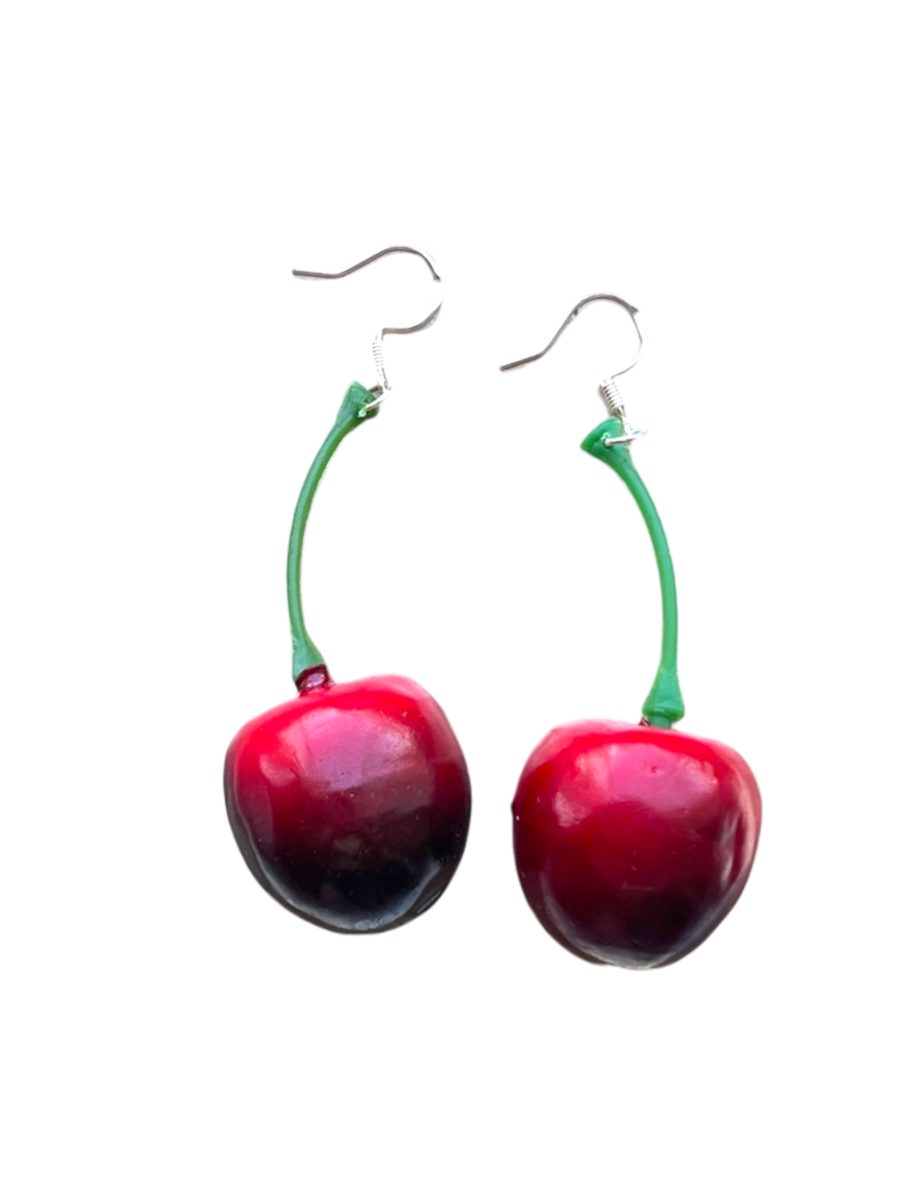 cherry earrings