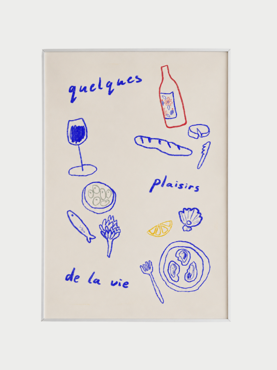 Quelques Plaisirs De La Vie - Art Print