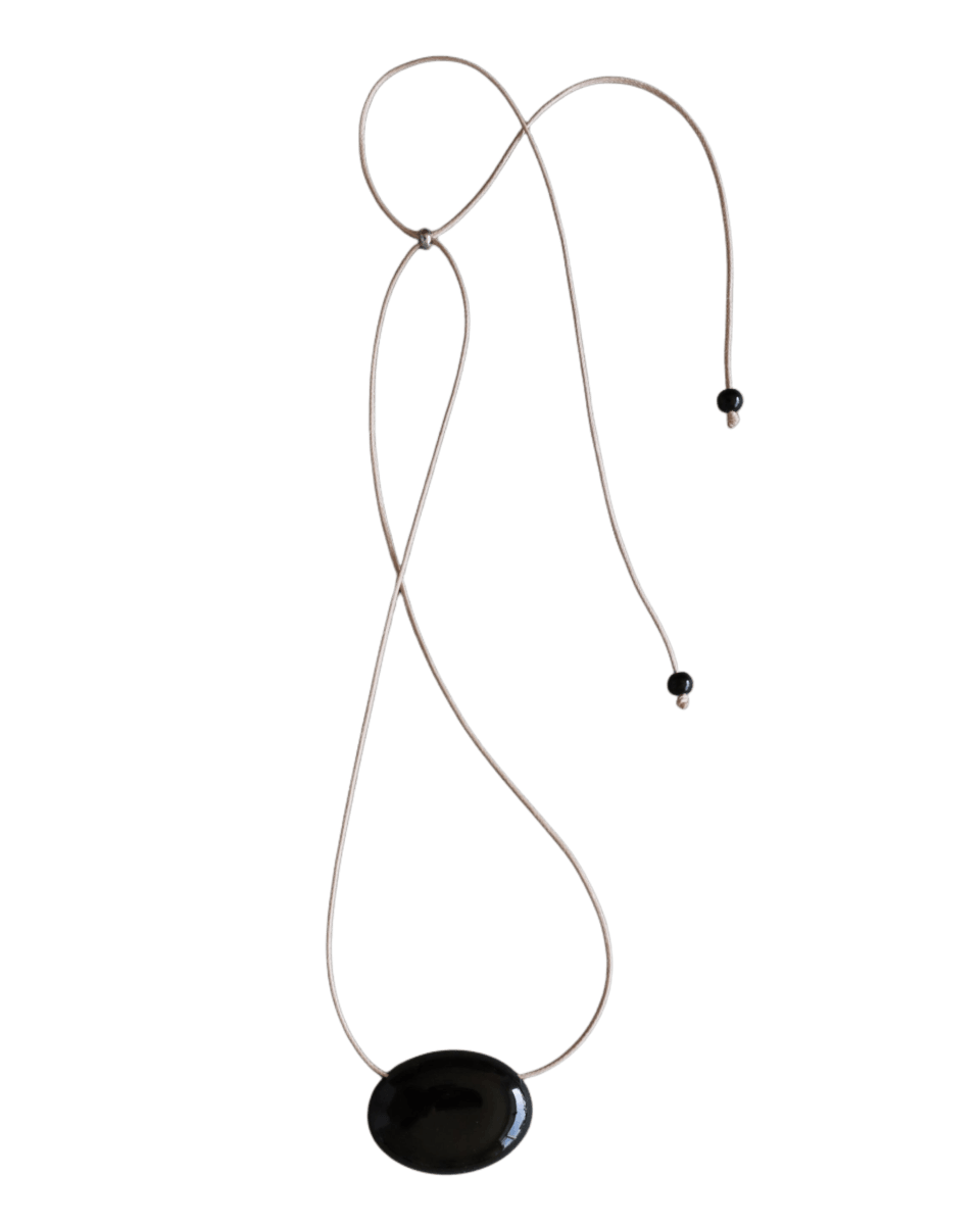 Ori Black Onyx Pendant Necklace