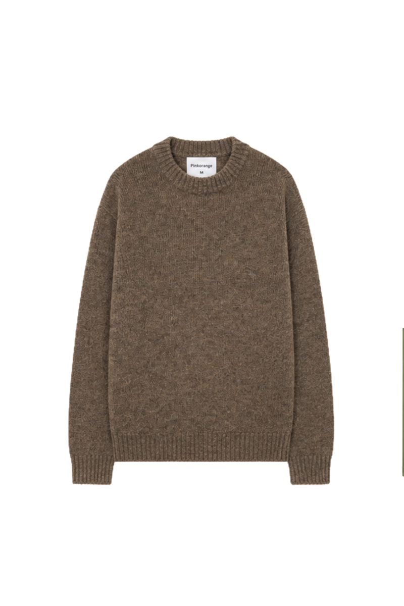 Brown wool jumper