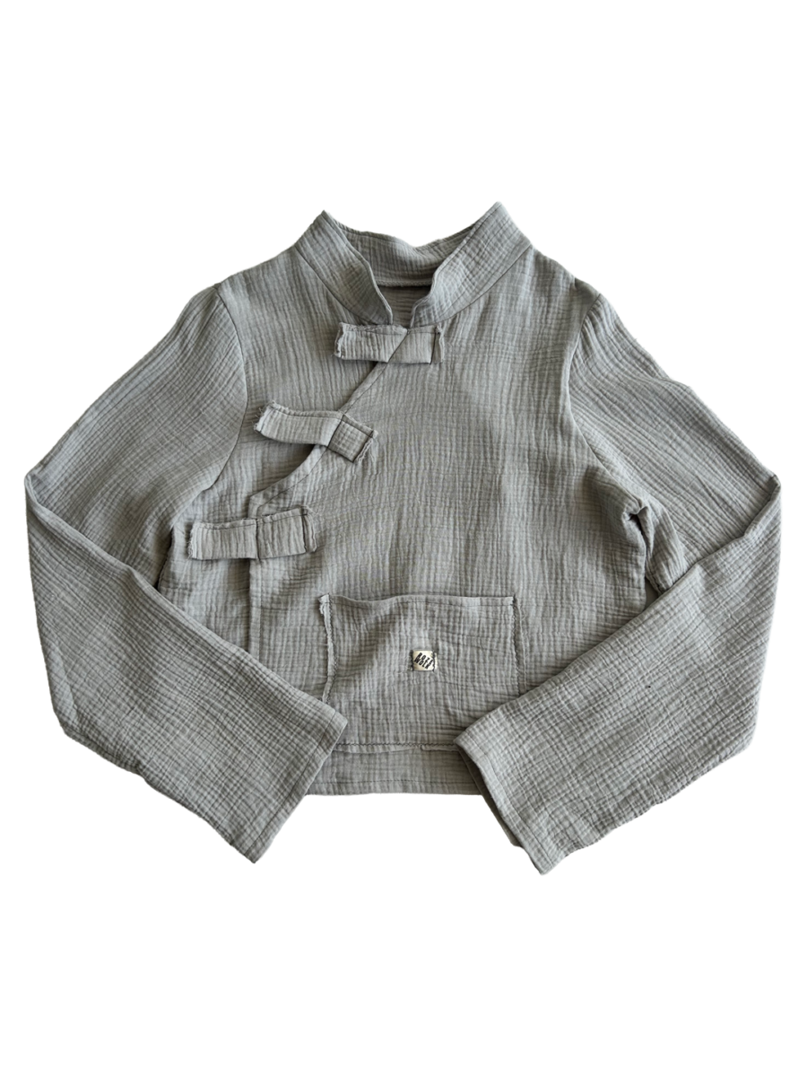 Asymmetric Jacket Light Fabric