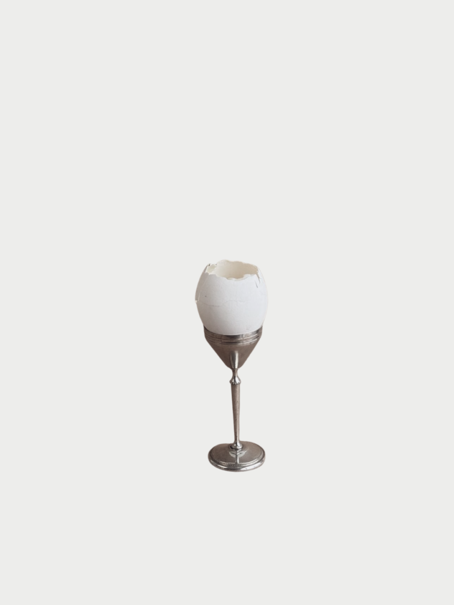 Set of 2 Silver Egg Cups