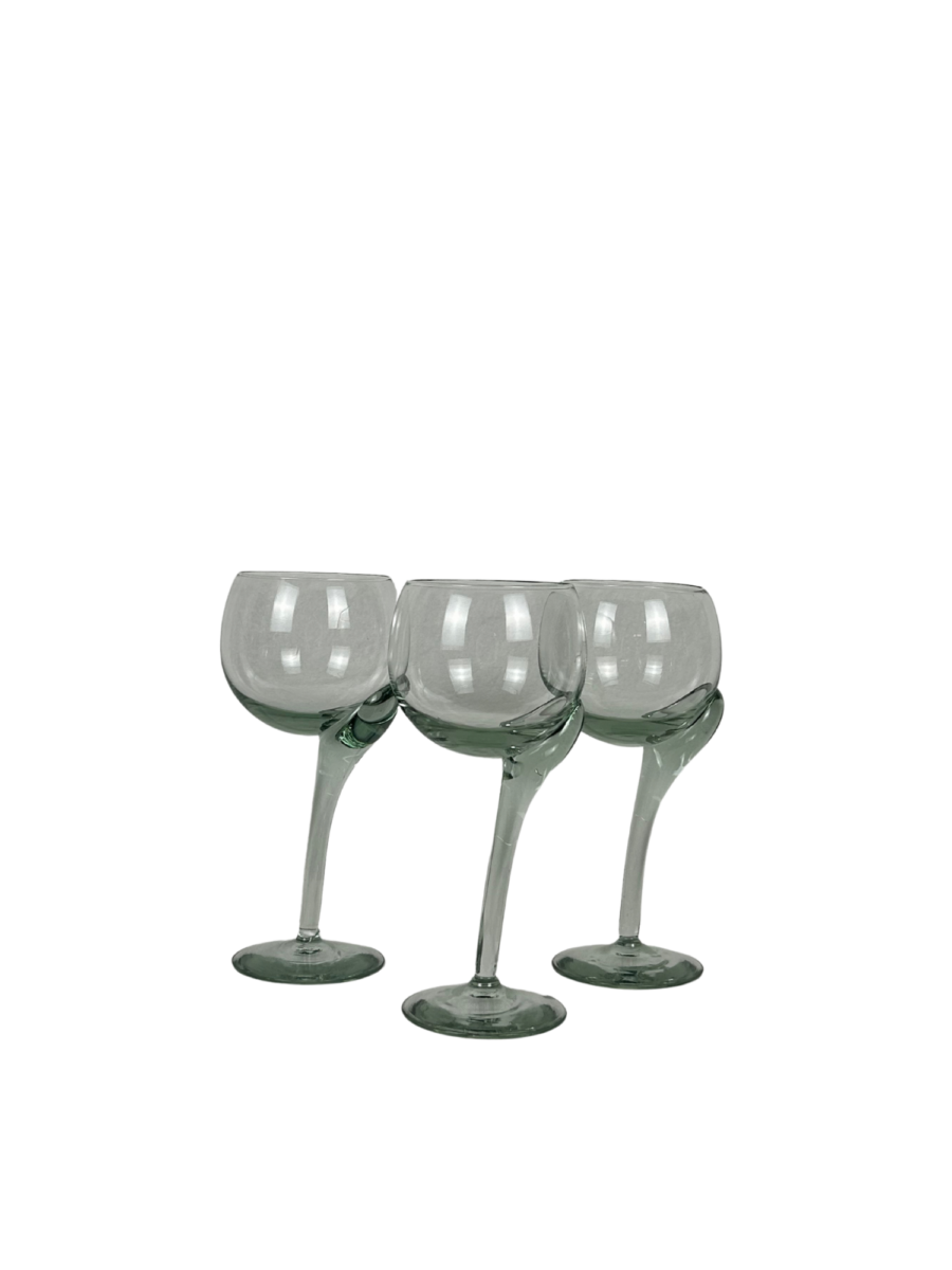 Crooked Stem Wine Glass (Set of 3)