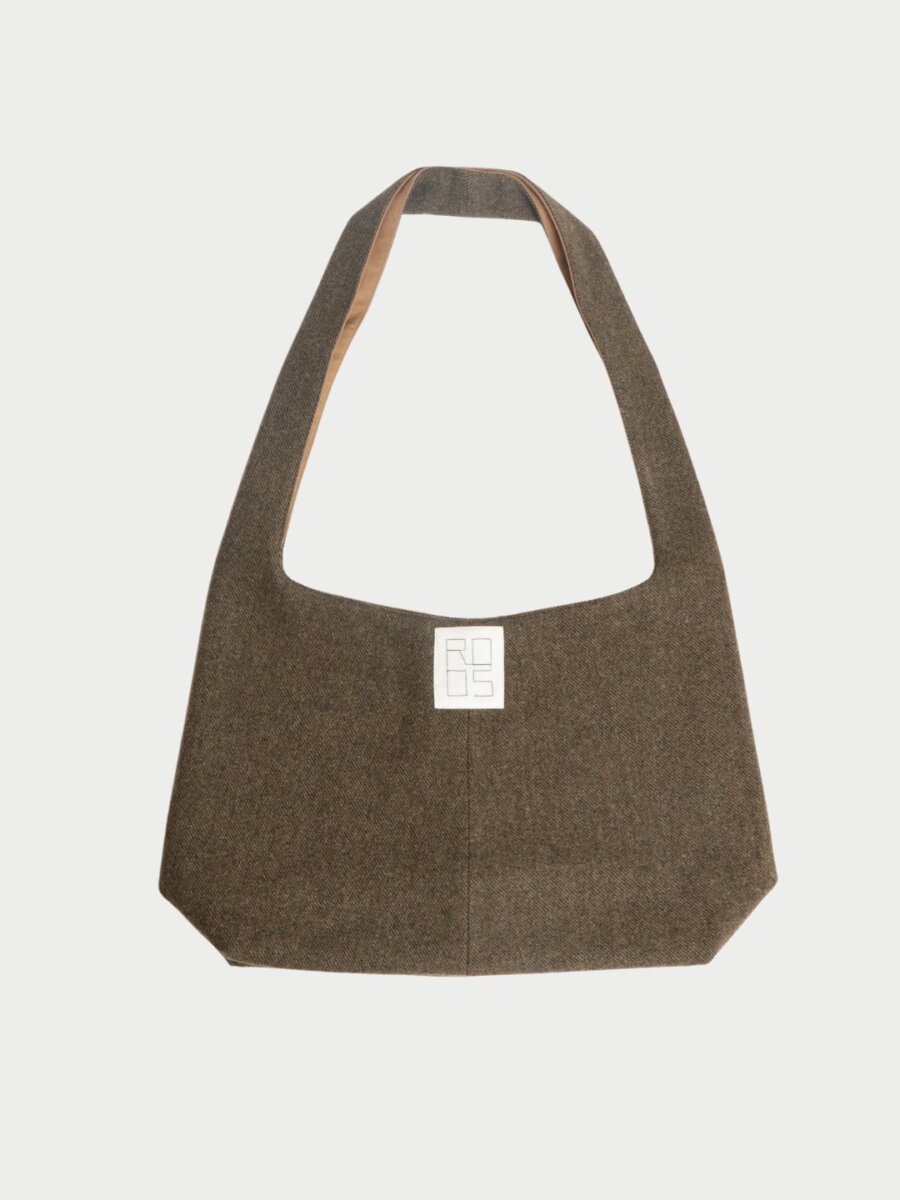 Classic Crossbody Bag - Green Wool