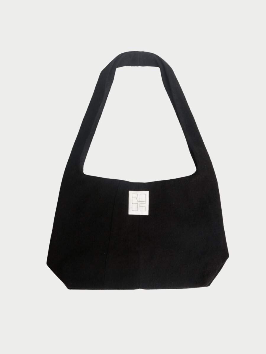Classic Crossbody Bag - Textured Black