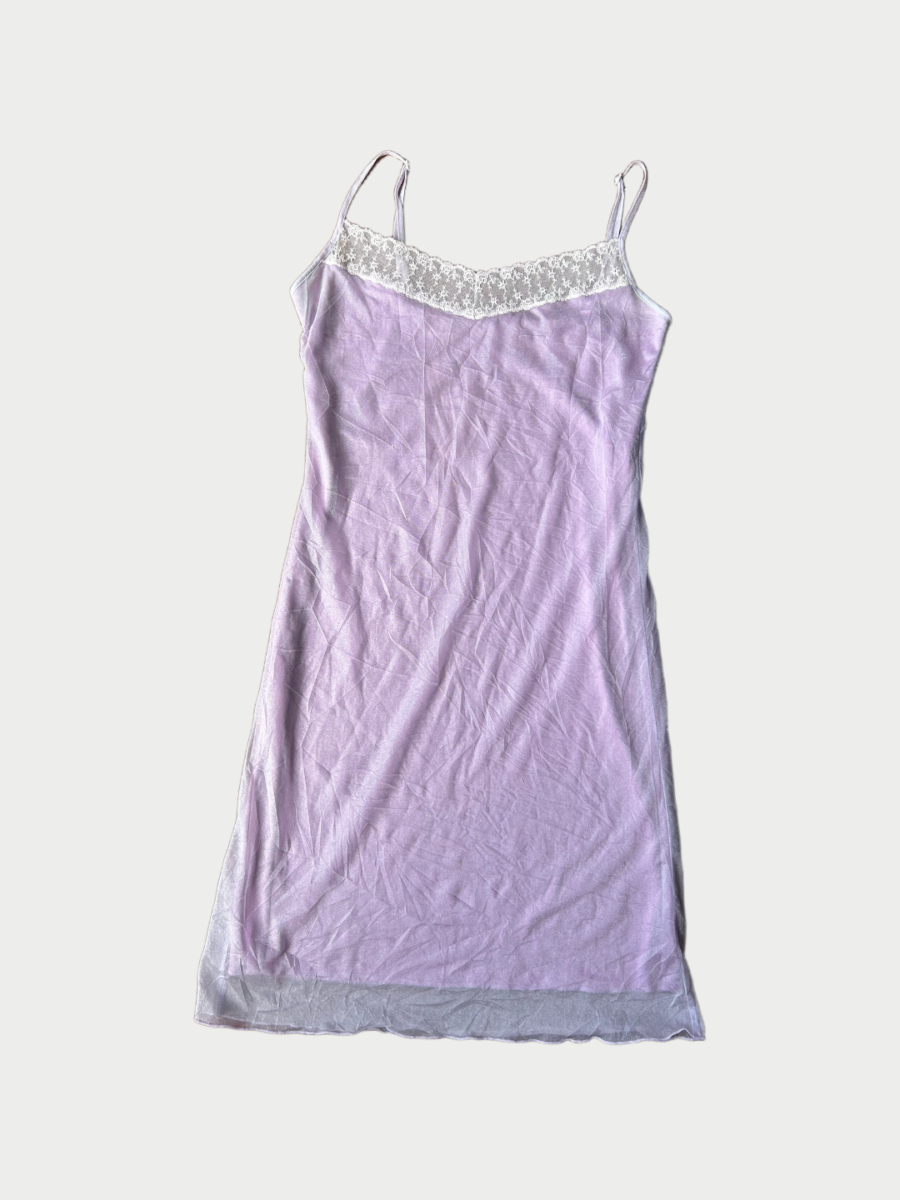 Vintage Lilac Slip Dress
