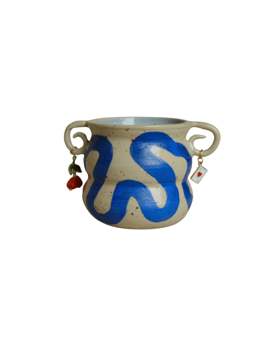 Swirl Charm Bud Vase