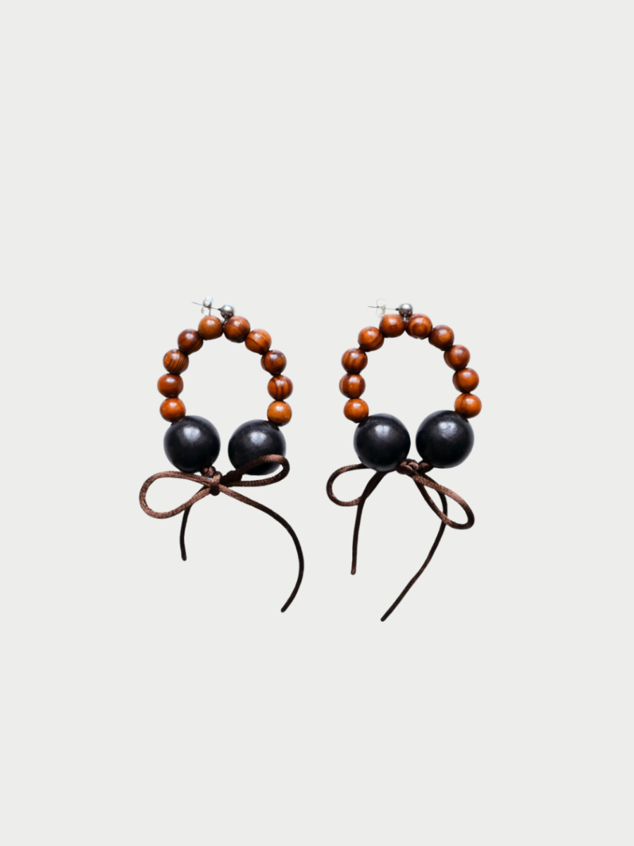 Pine Wood Earrings